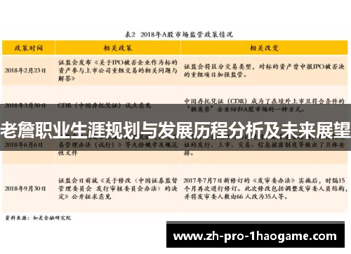 老詹职业生涯规划与发展历程分析及未来展望